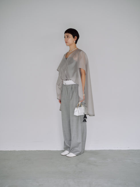 silk wool marvelt pants(予約商品)